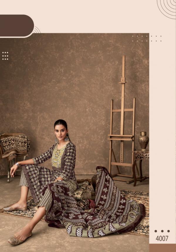 Mayur Ajarakh Vol-4 – Kurti Pant With Dupatta